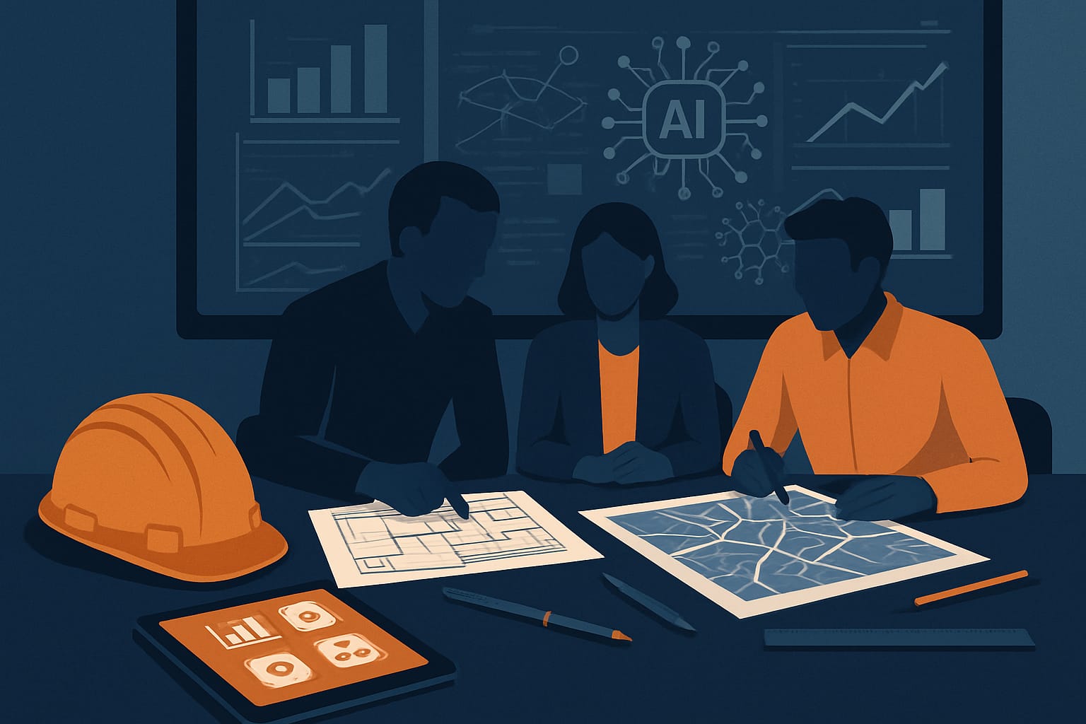 IA na Construção Civil: Por que a Tecnologia Ainda Não Decide Onde Construir?